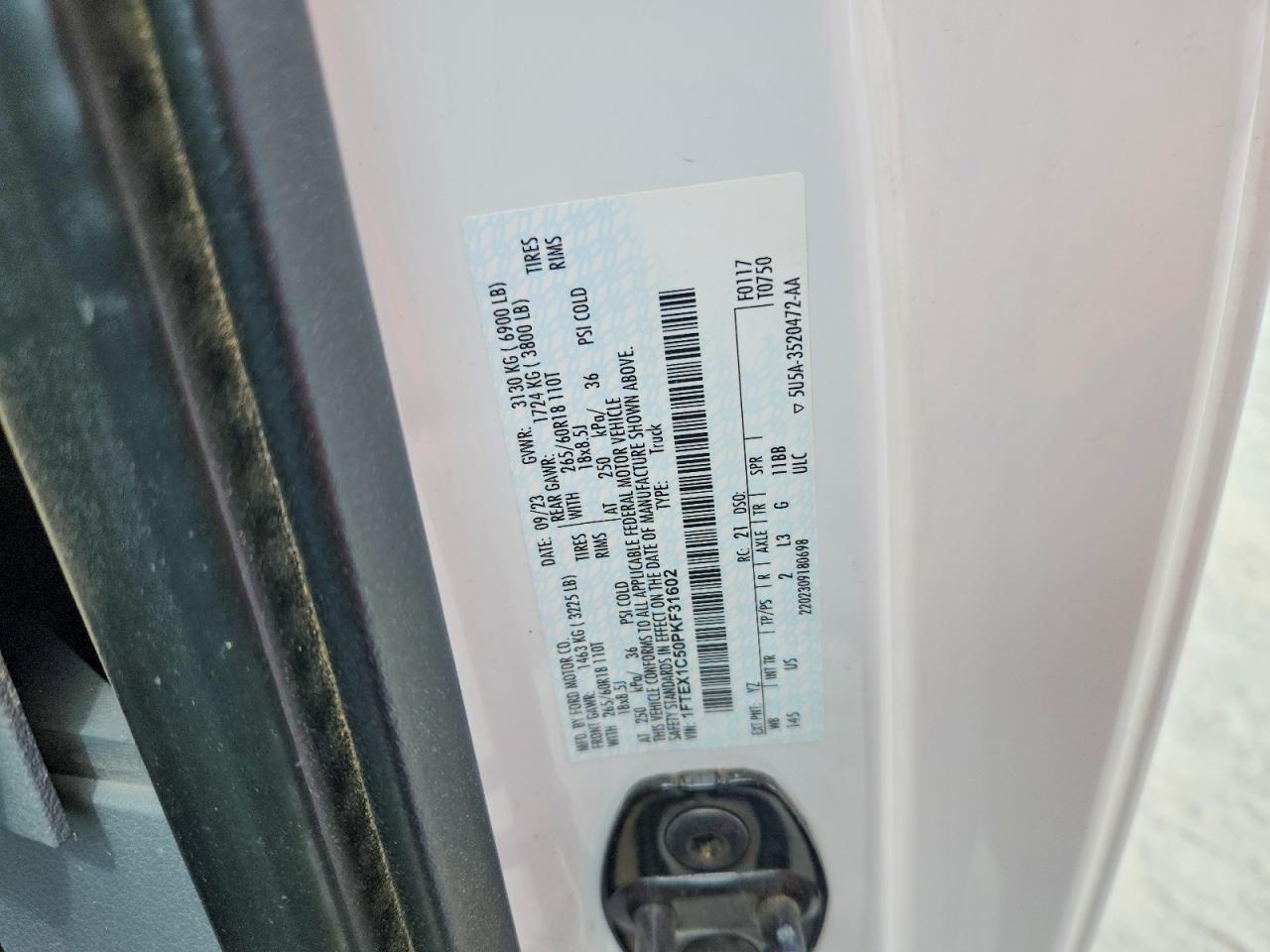 2023 FORD F150 SUPER CAB photo 12