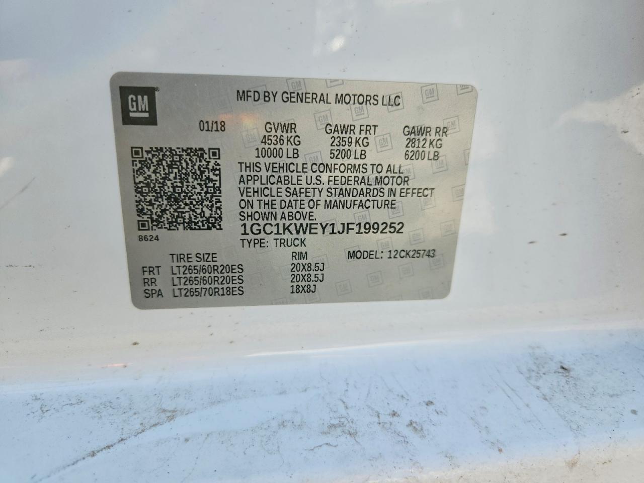 2018 CHEVROLET SILVERADO K2500 HEAVY DUTY LTZ photo 23