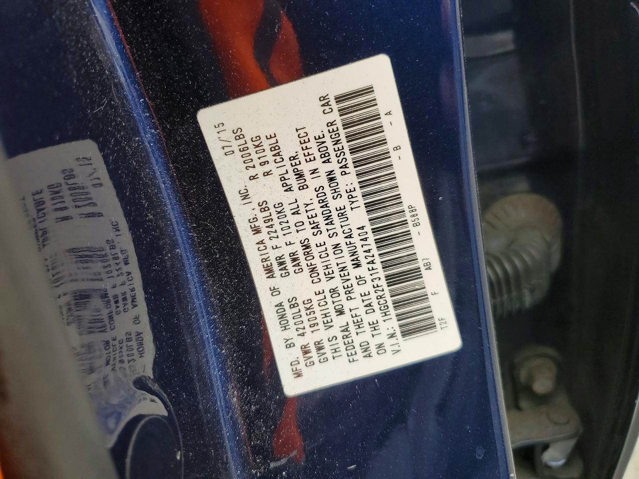2015 HONDA ACCORD LX photo 23