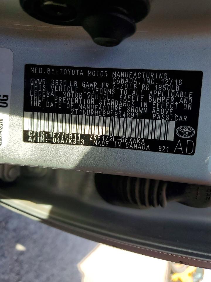 2017 TOYOTA COROLLA LE photo 34
