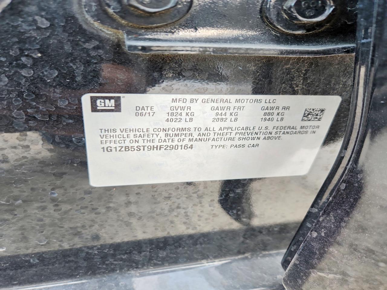 2017 CHEVROLET MALIBU LS photo 23