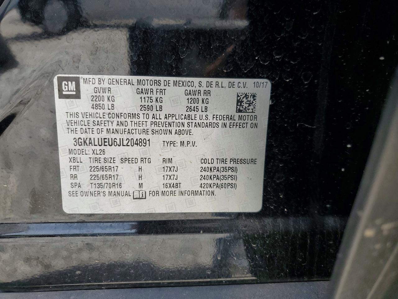 2018 GMC TERRAIN SLE photo 25