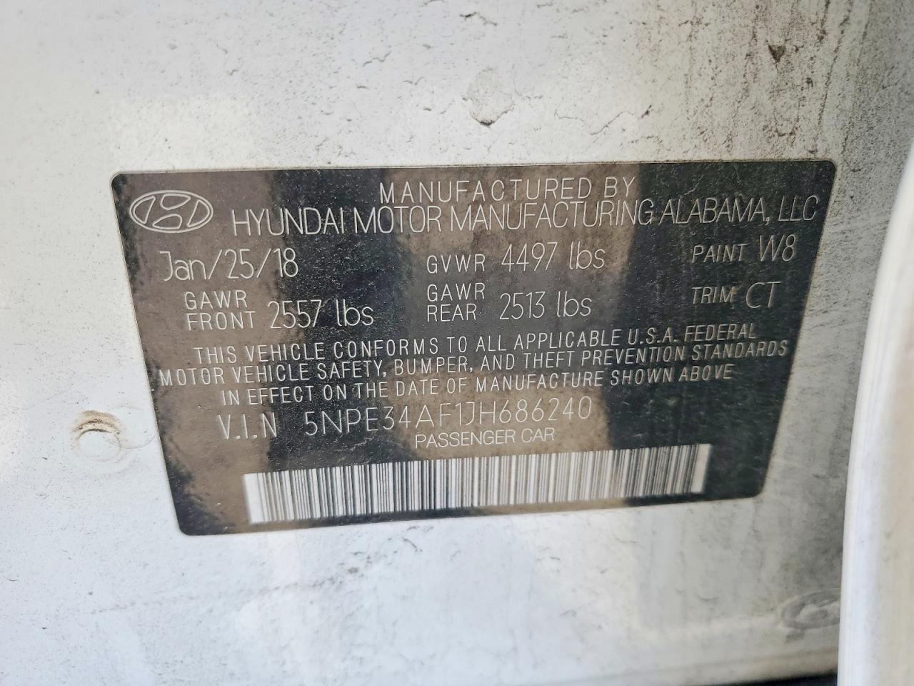 2018 HYUNDAI SONATA SEL photo 23