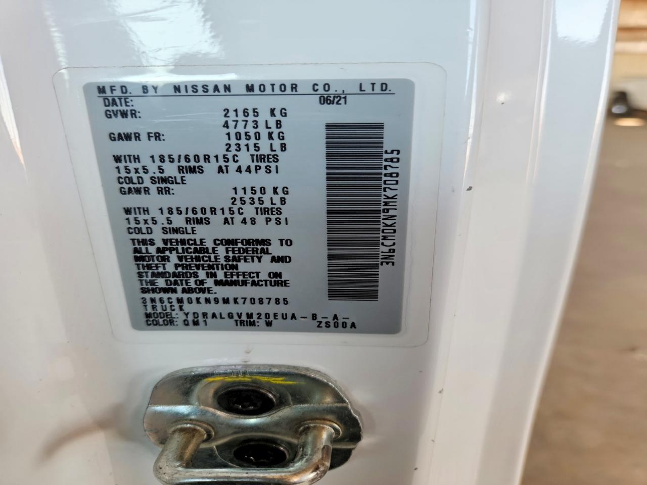 2021 NISSAN NV200 SV photo 37