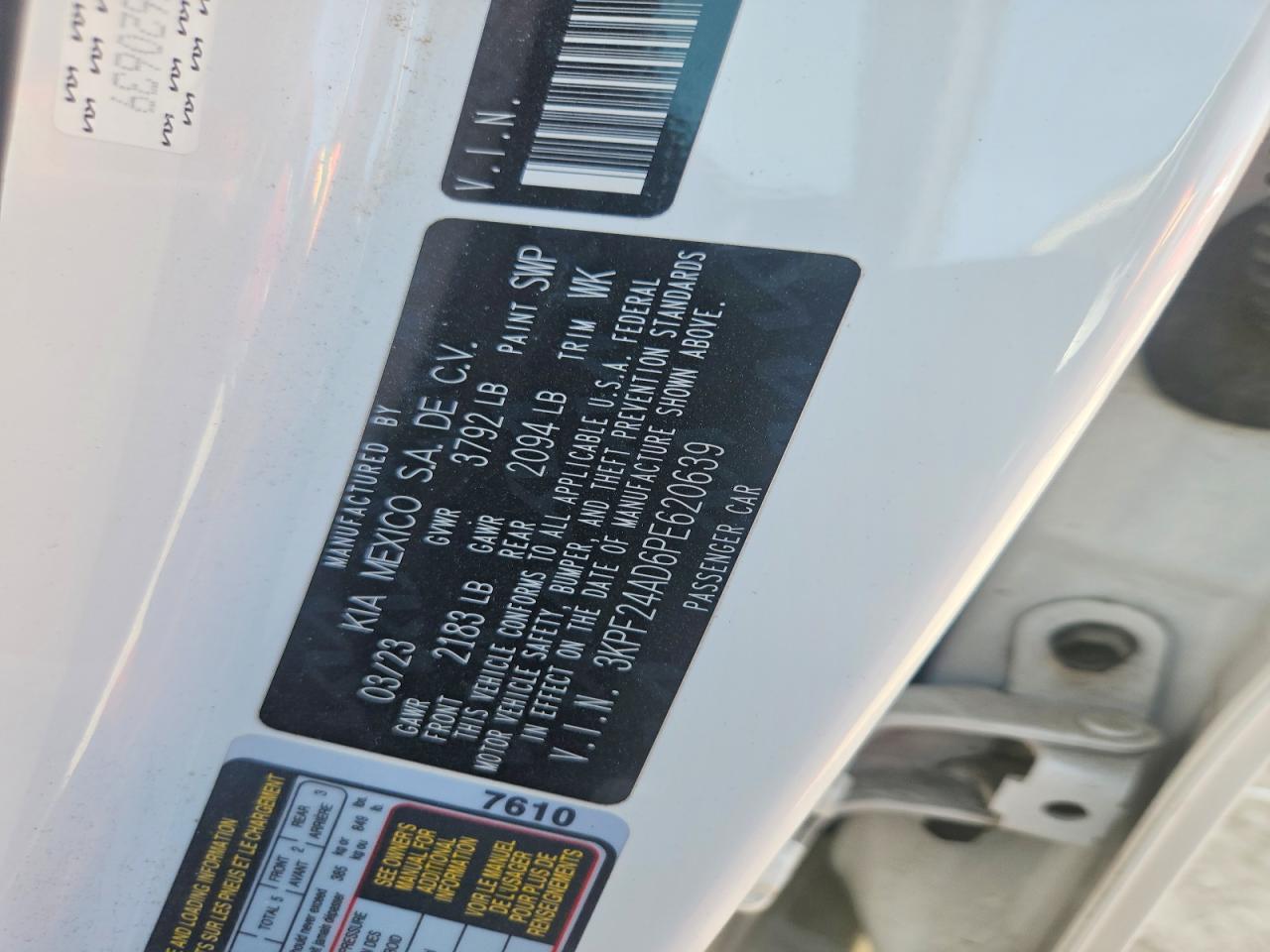 2023 KIA FORTE LXS photo 37