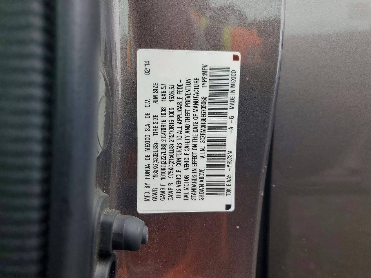 2014 HONDA CR-V LX photo 23