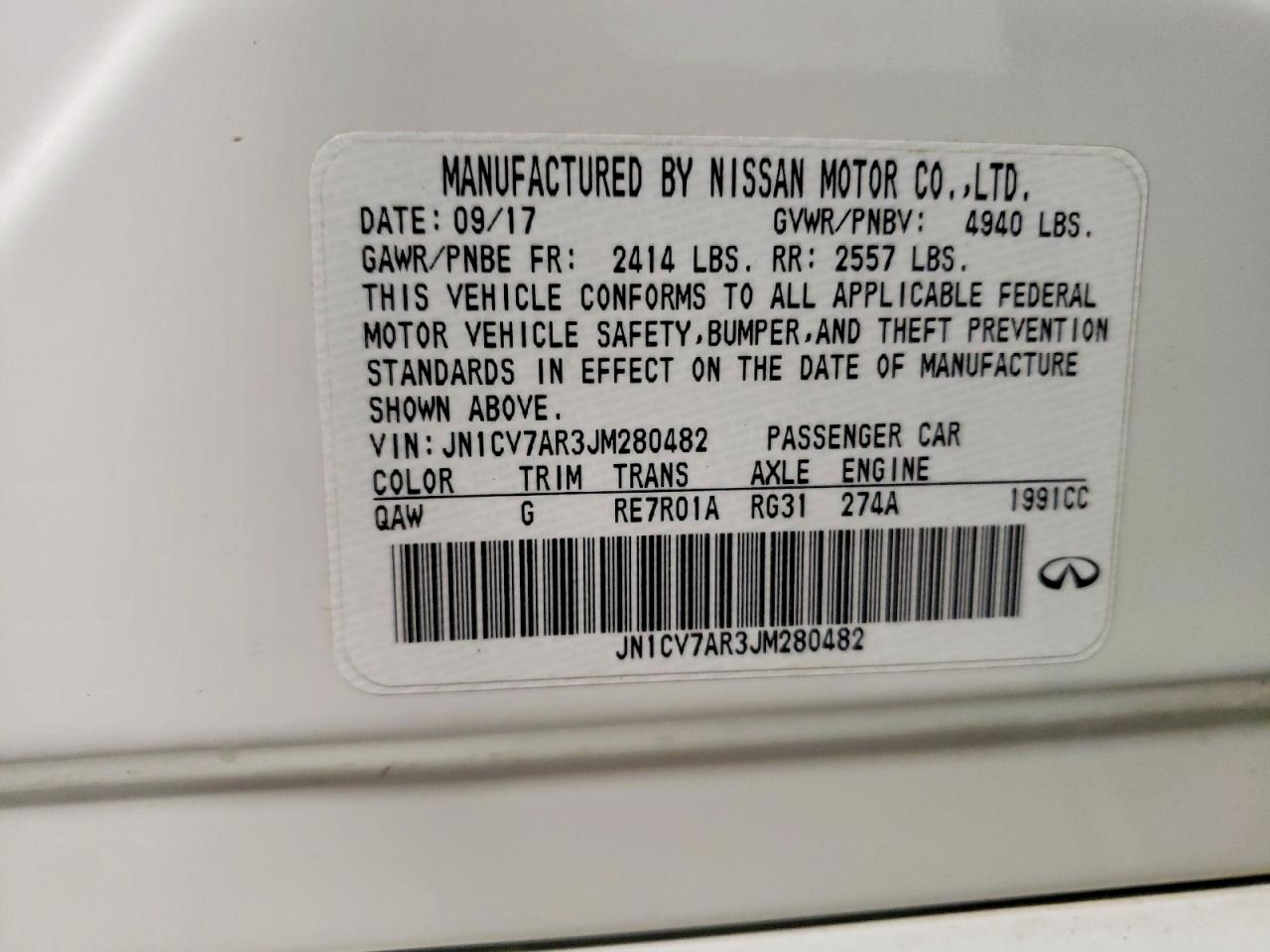 2018 INFINITI Q50 2.0T PURE photo 23