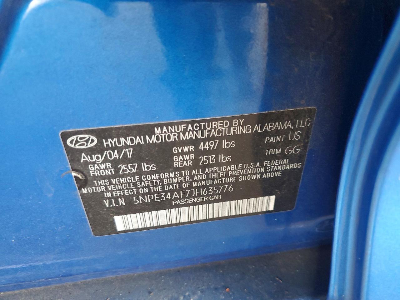 2018 HYUNDAI SONATA photo 34