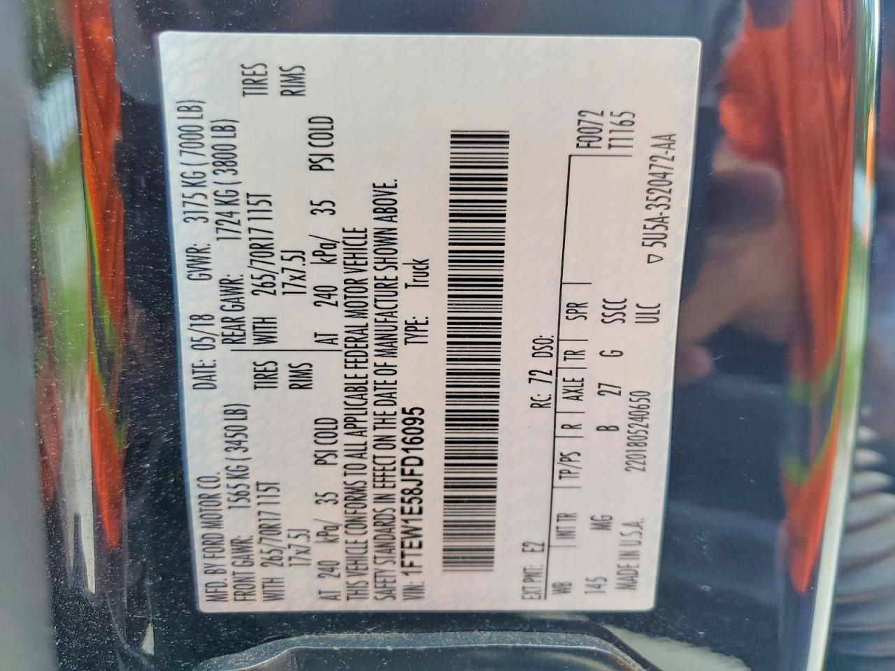 2018 FORD F150 SUPERCREW photo 23