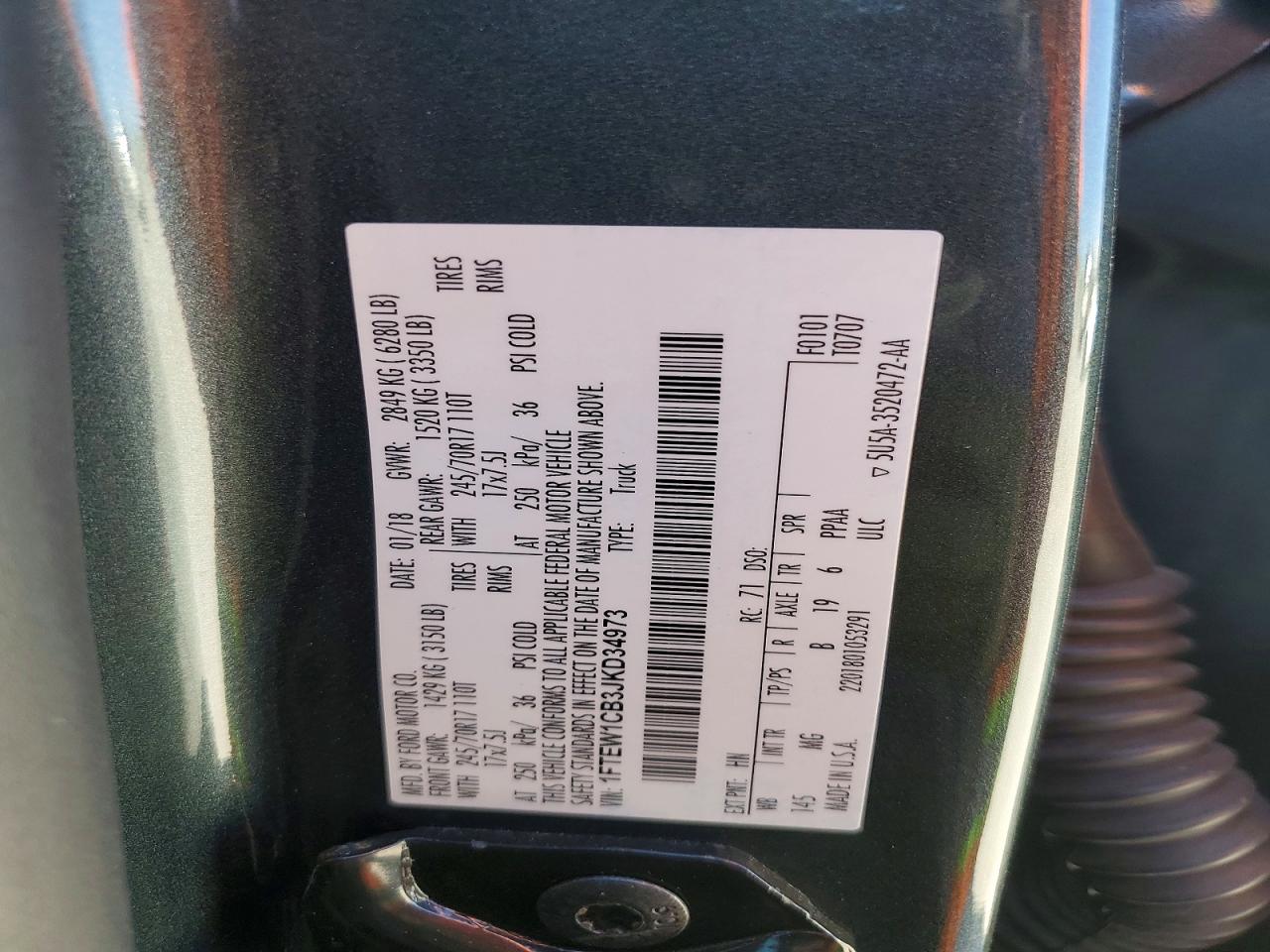 2018 FORD F150 SUPERCREW photo 23