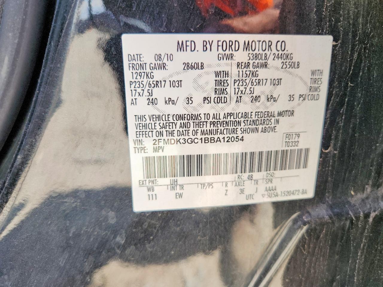 2011 FORD EDGE SE photo 25