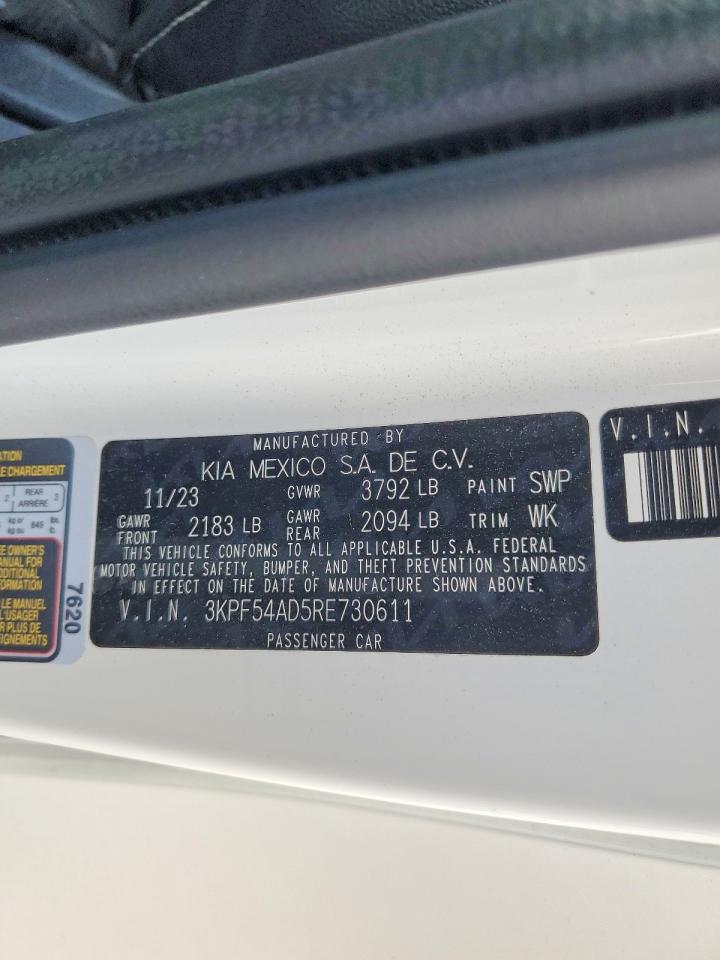 2024 KIA FORTE GT-LINE photo 12