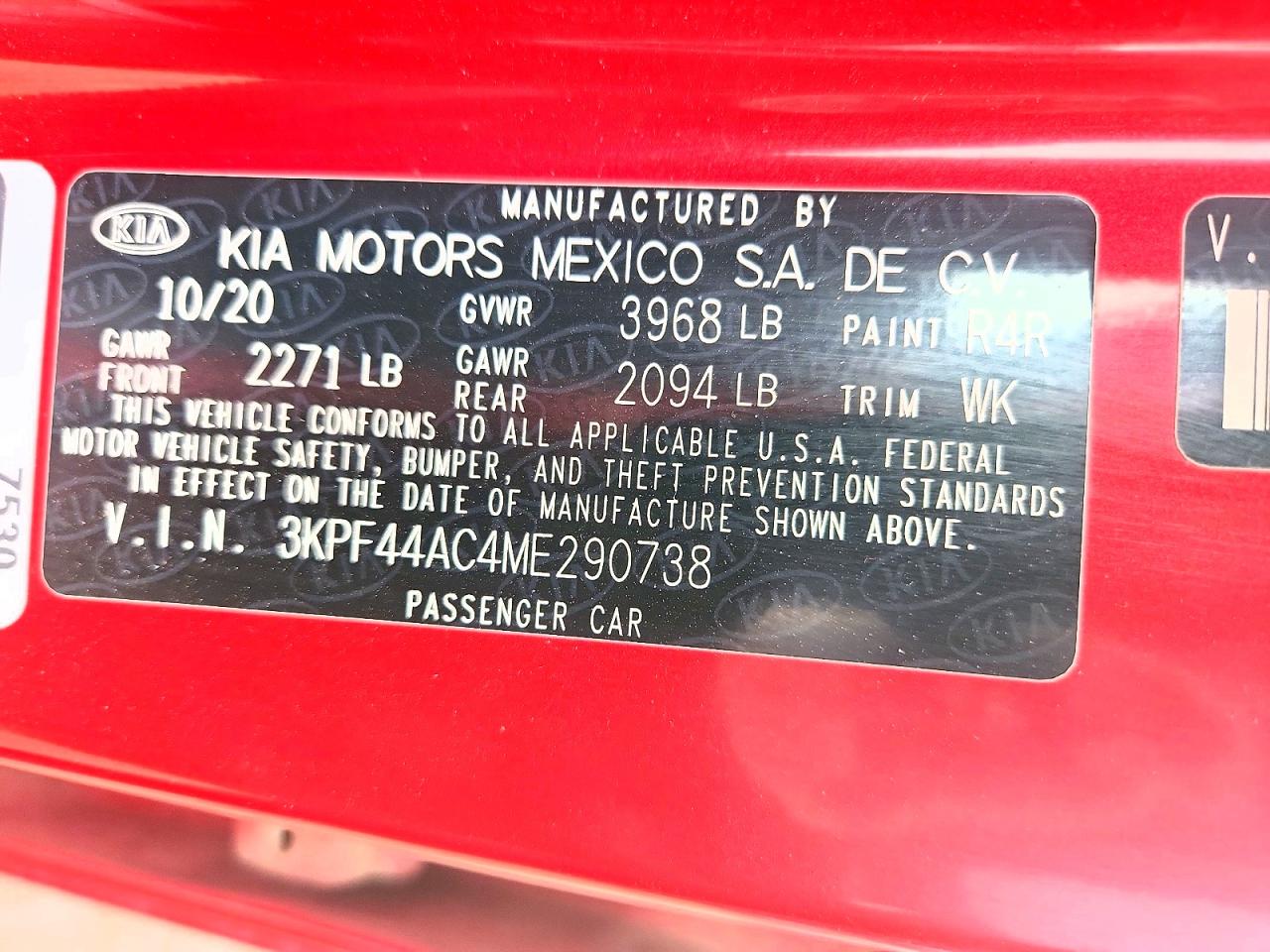 2021 KIA FORTE GT photo 12