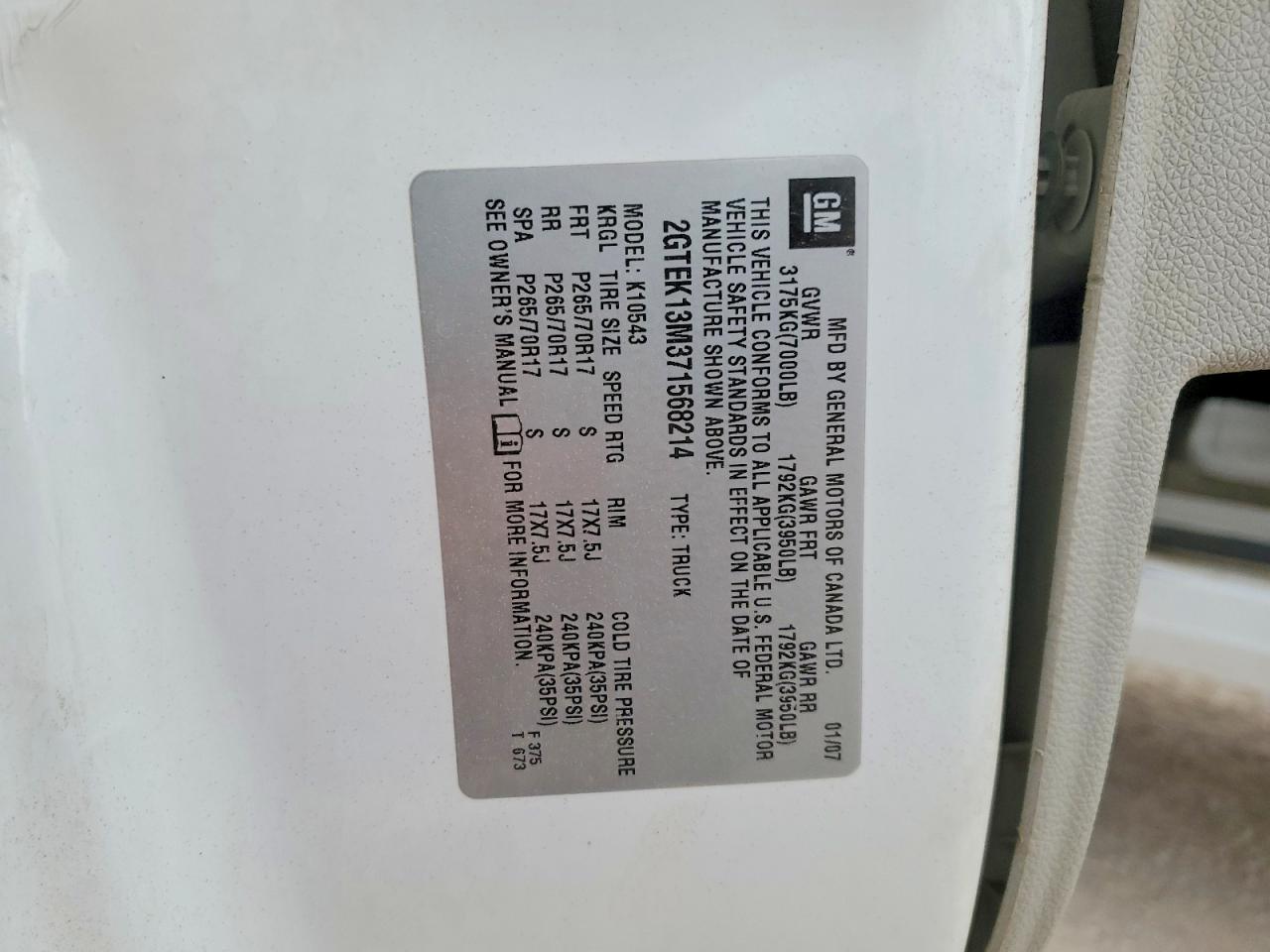 2007 GMC NEW SIERRA K1500 photo 23