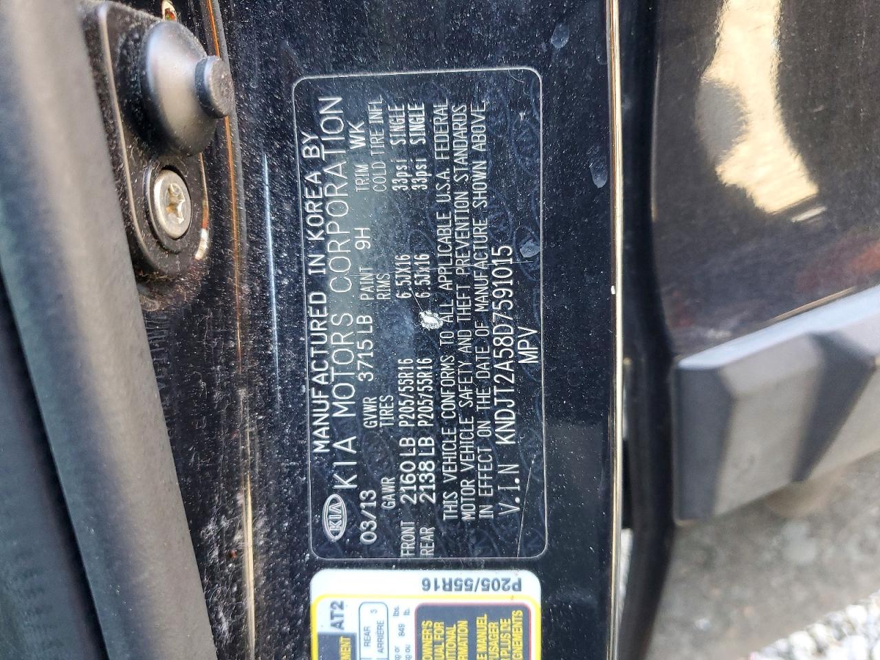 2013 KIA SOUL BASE photo 34