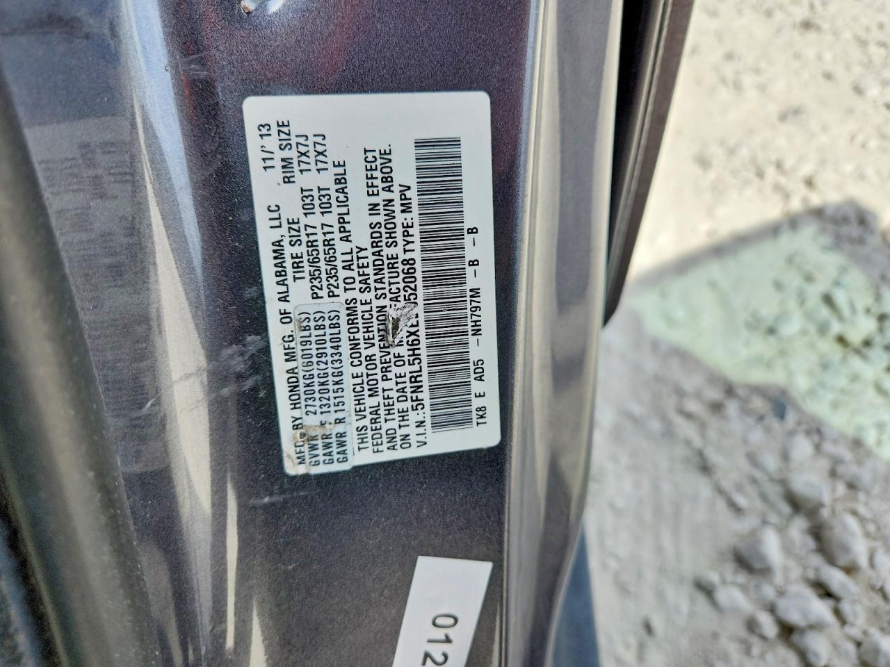 2014 HONDA ODYSSEY photo 37