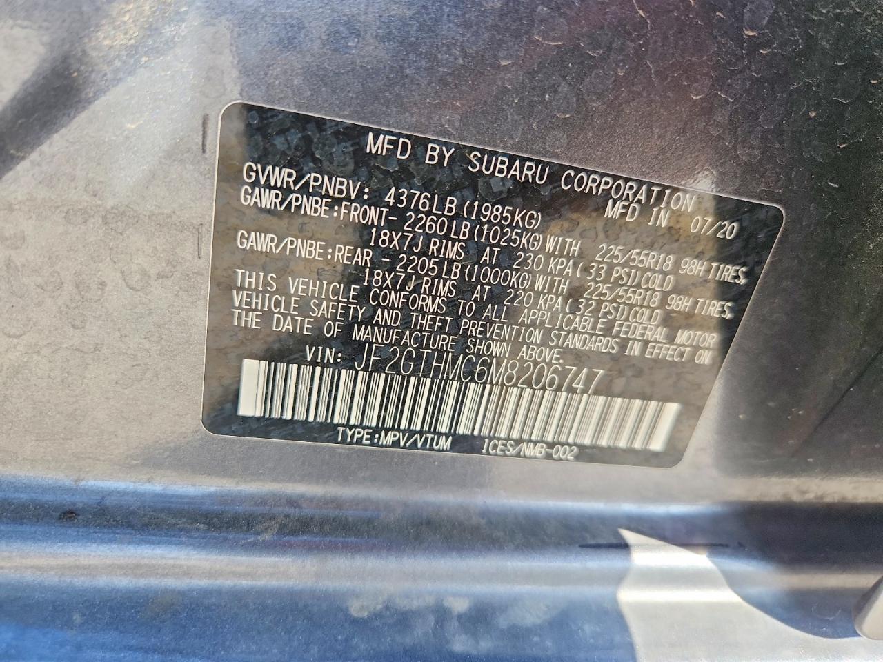 2021 SUBARU CROSSTREK LIMITED photo 25
