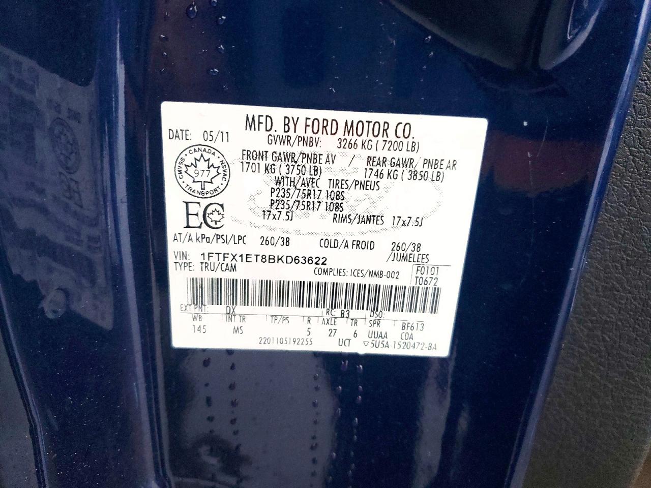 2011 FORD F150 SUPER CAB photo 23