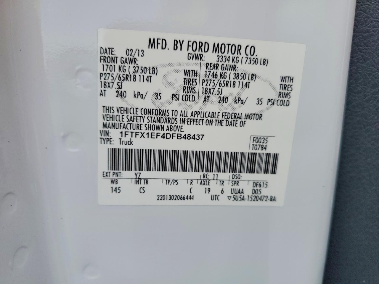 2013 FORD F150 SUPER CAB photo 25