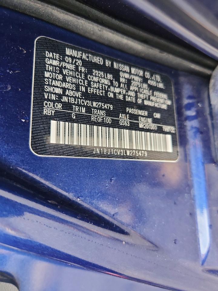 2020 NISSAN ROGUE SPORT S photo 37