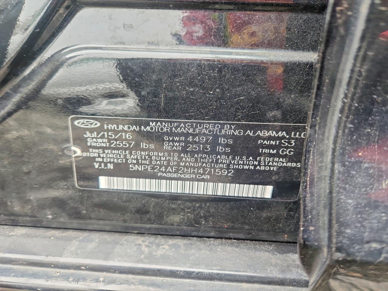 2017 HYUNDAI SONATA SE photo 23