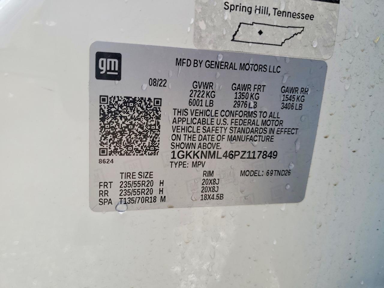 2023 GMC ACADIA SLT photo 14
