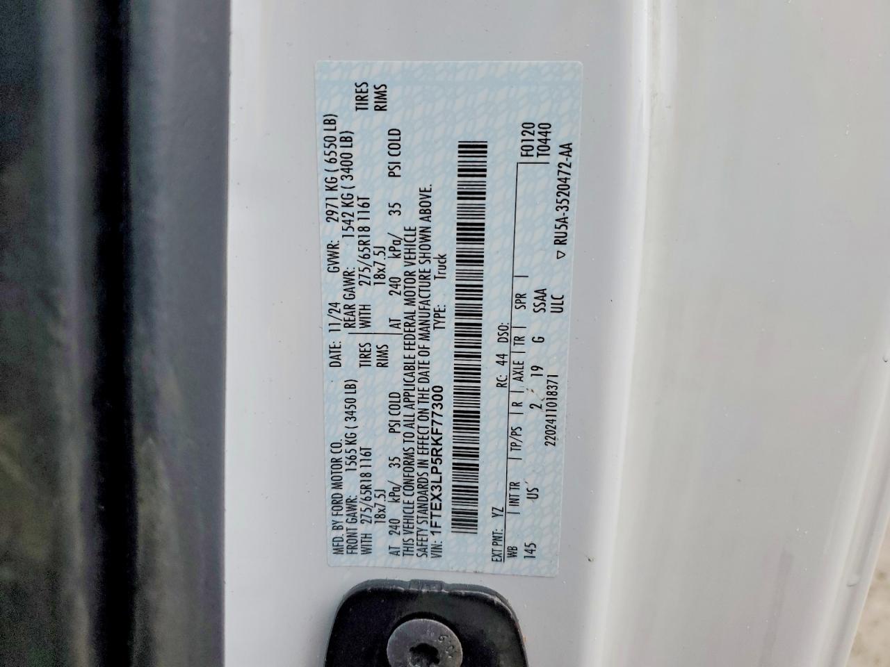 2024 FORD F150 XLT photo 25