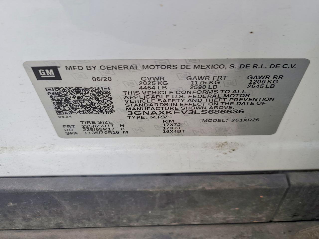 2020 CHEVROLET EQUINOX LT photo 27
