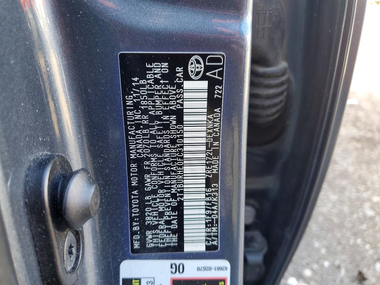 2015 TOYOTA COROLLA LE photo 23