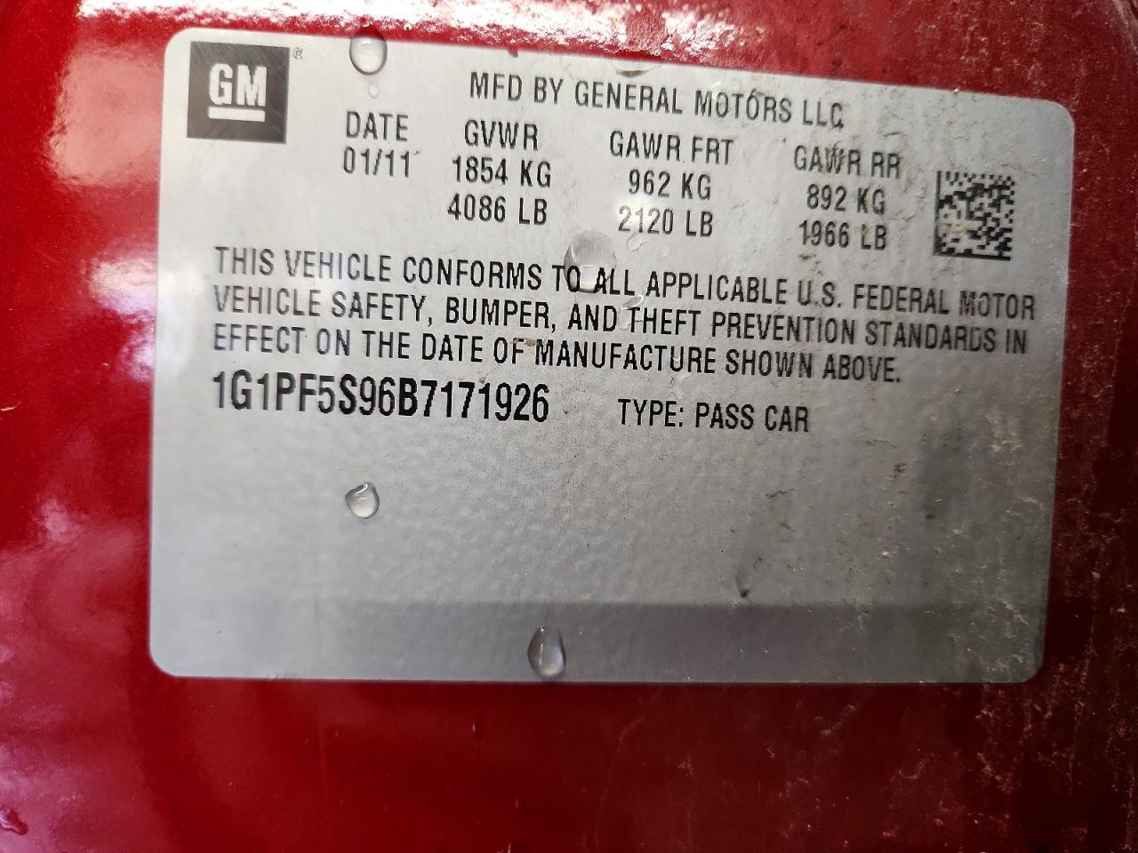 2011 CHEVROLET CRUZE LT photo 34