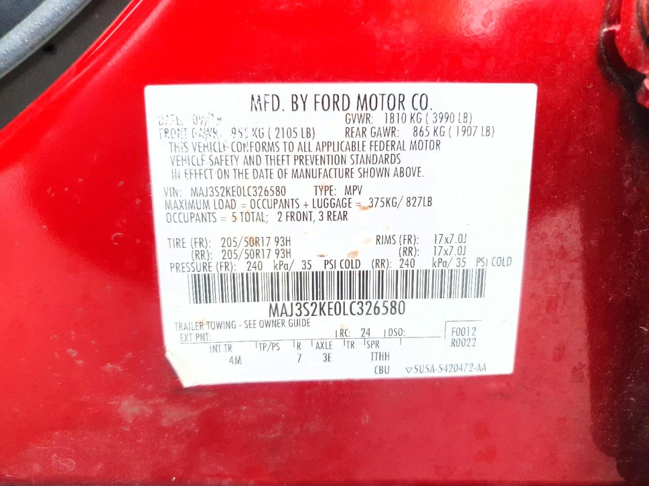 2020 FORD ECOSPORT TITANIUM photo 27
