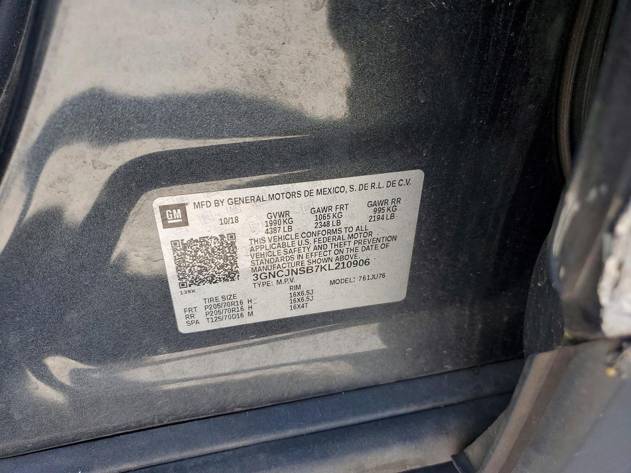 2019 CHEVROLET TRAX LS photo 23