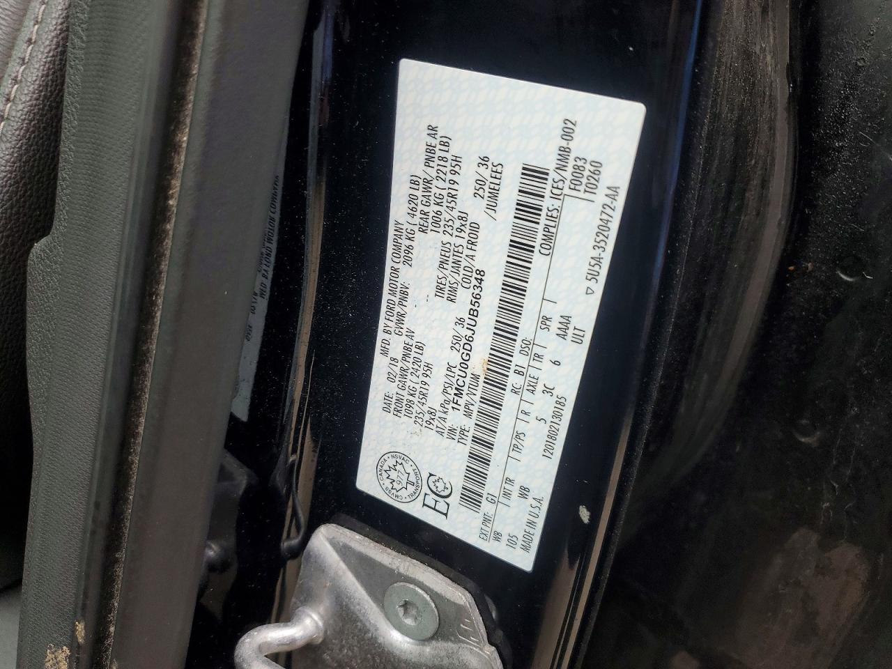 2018 FORD ESCAPE SE photo 37