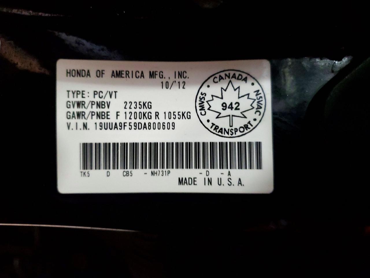 2013 ACURA TL TECH photo 37