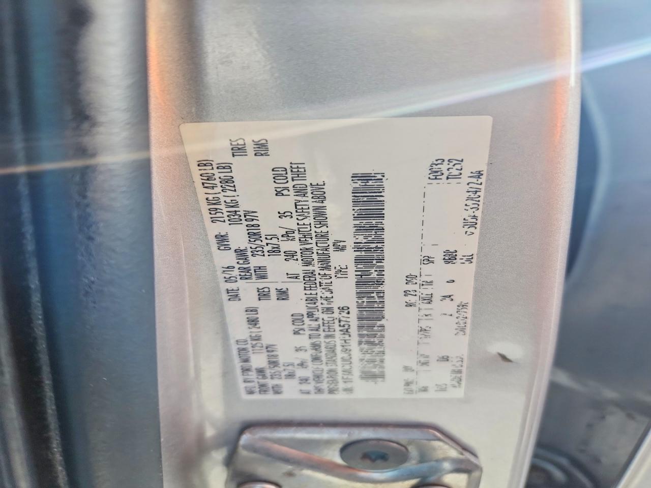 2017 FORD ESCAPE TITANIUM photo 23