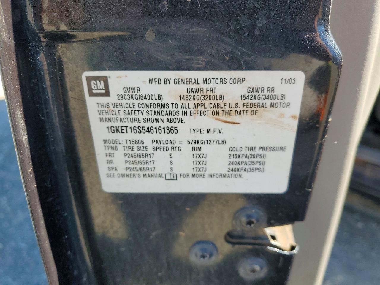 2004 GMC ENVOY XL photo 13