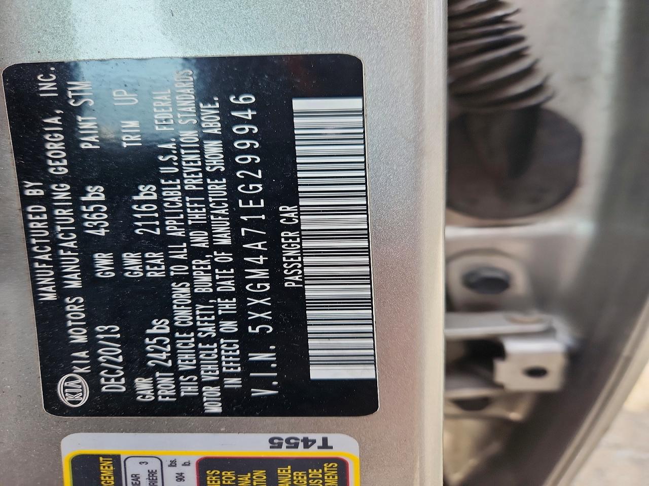 2014 KIA OPTIMA LX photo 12