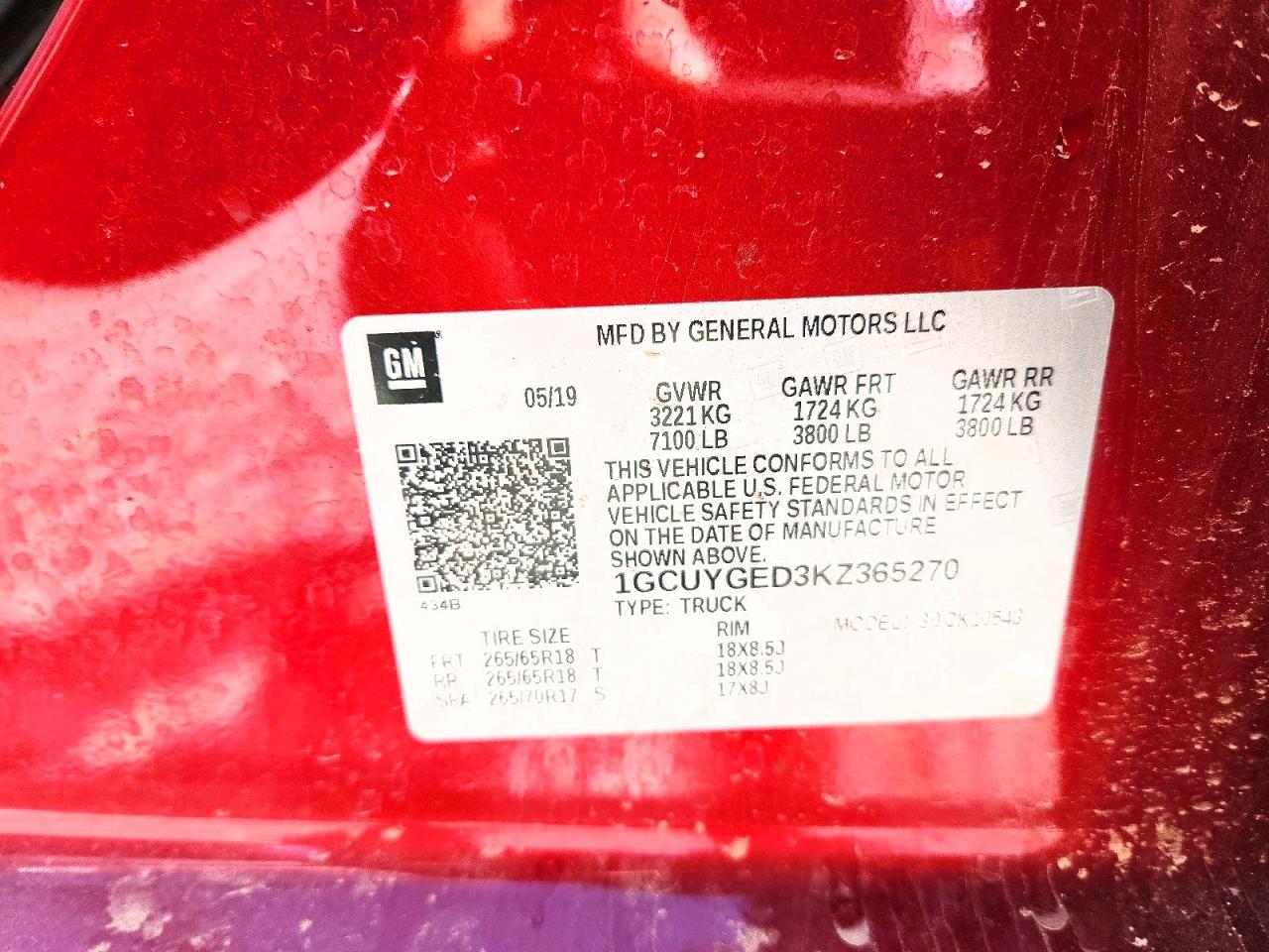 2019 CHEVROLET SILVERADO K1500 LTZ photo 23