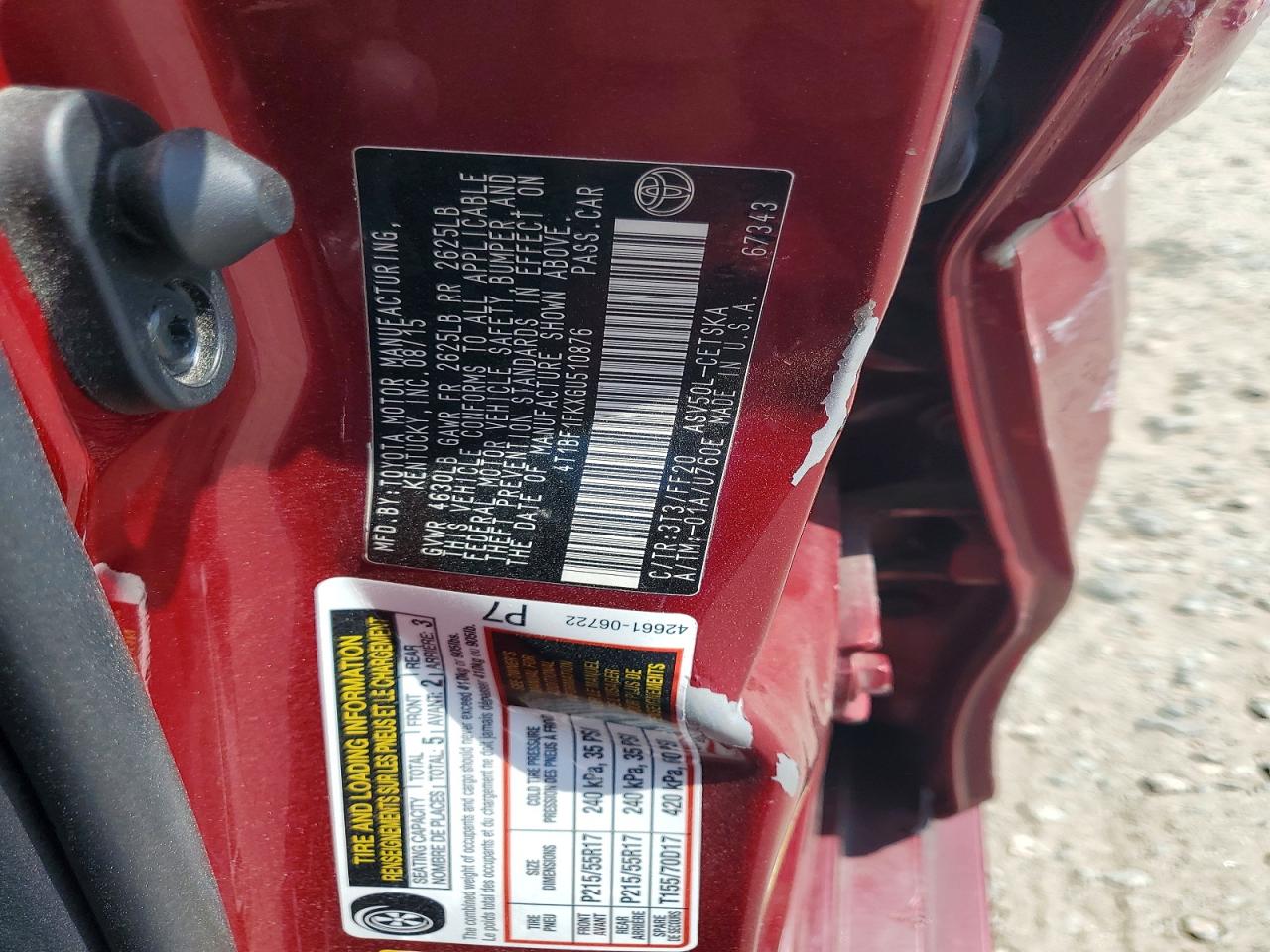 2016 TOYOTA CAMRY SE photo 23