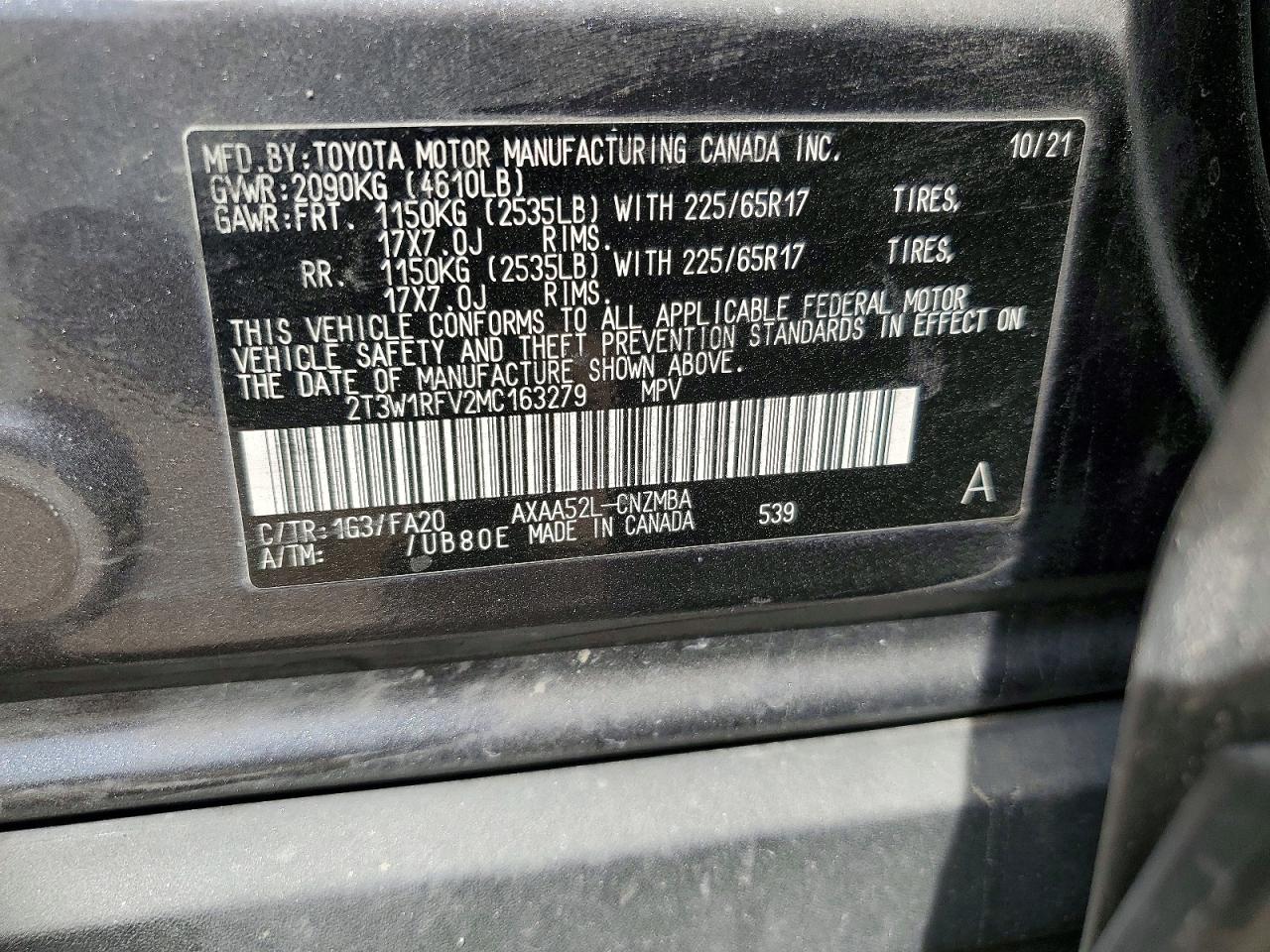 2021 TOYOTA RAV4 XLE photo 27
