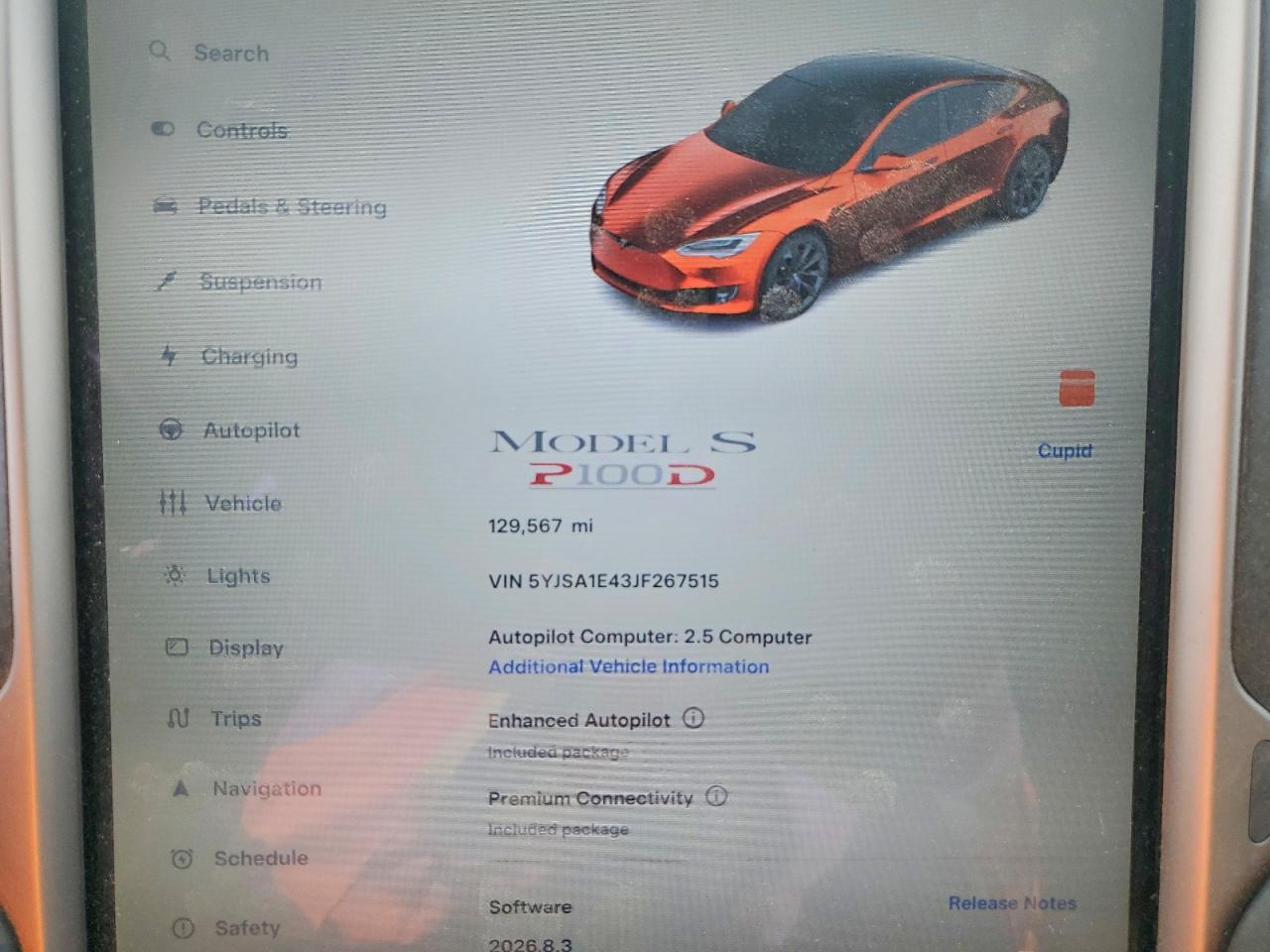 2018 TESLA MODEL S photo 17