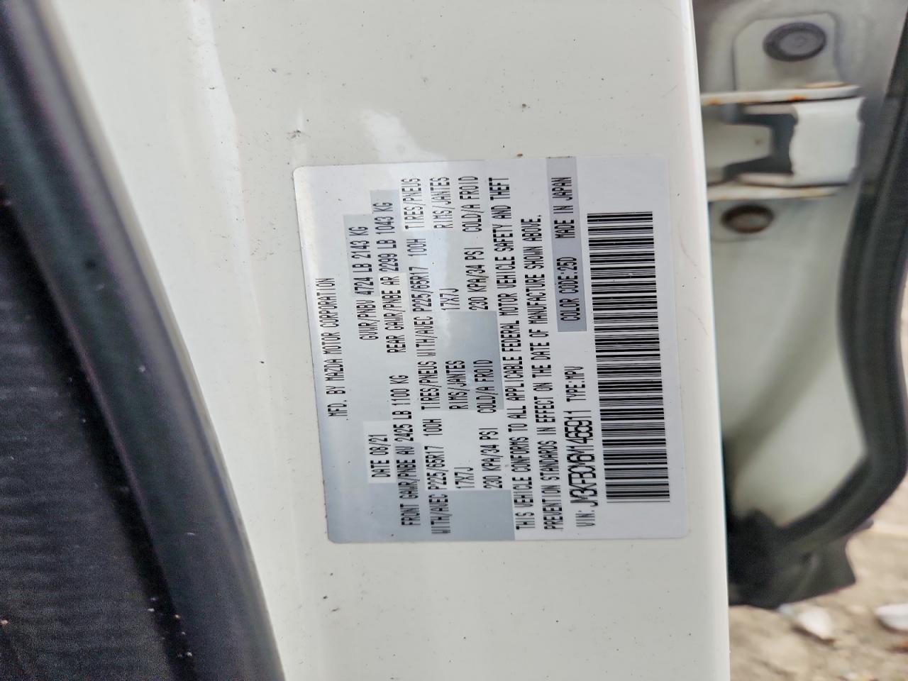 2021 MAZDA CX-5 TOURING photo 39