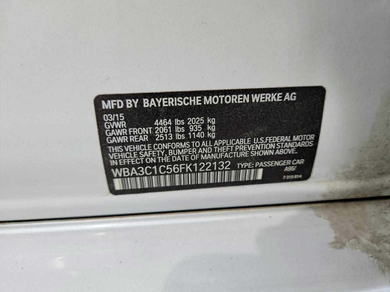 2015 BMW 328 I SULEV photo 37