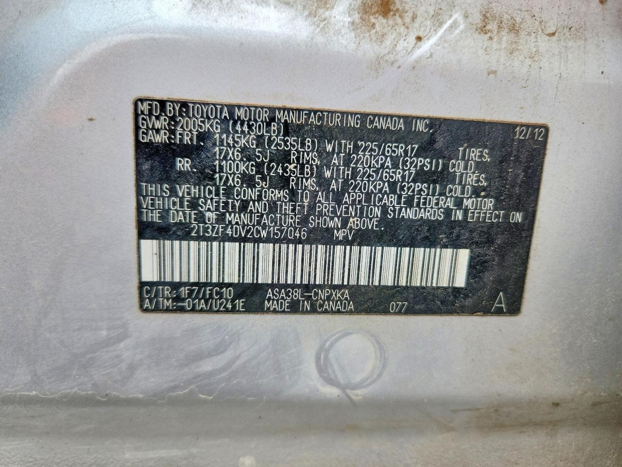2012 TOYOTA RAV4 photo 27