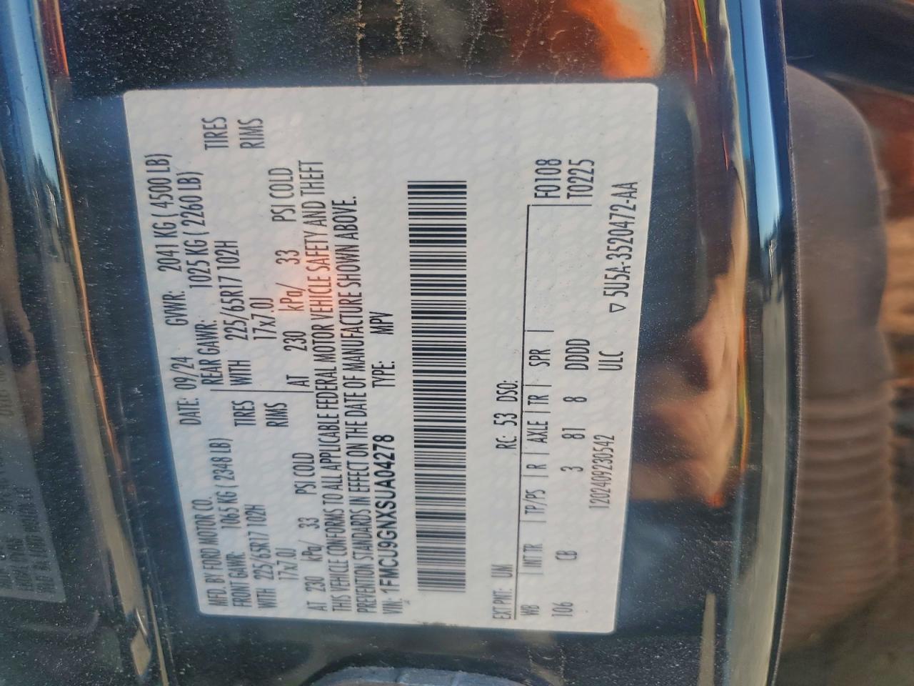 2025 FORD ESCAPE ACTIVE photo 36