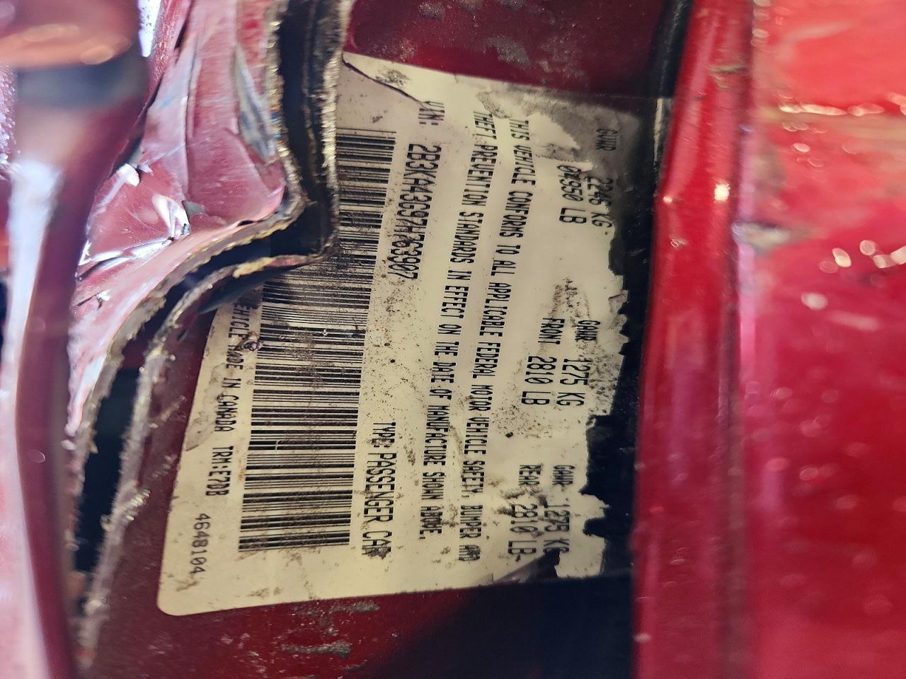 2007 DODGE CHARGER SE photo 34