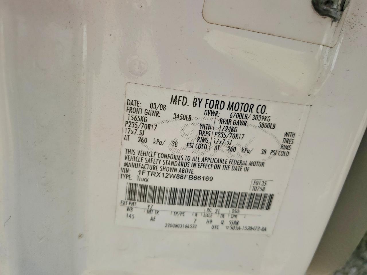 2008 FORD F150 photo 34