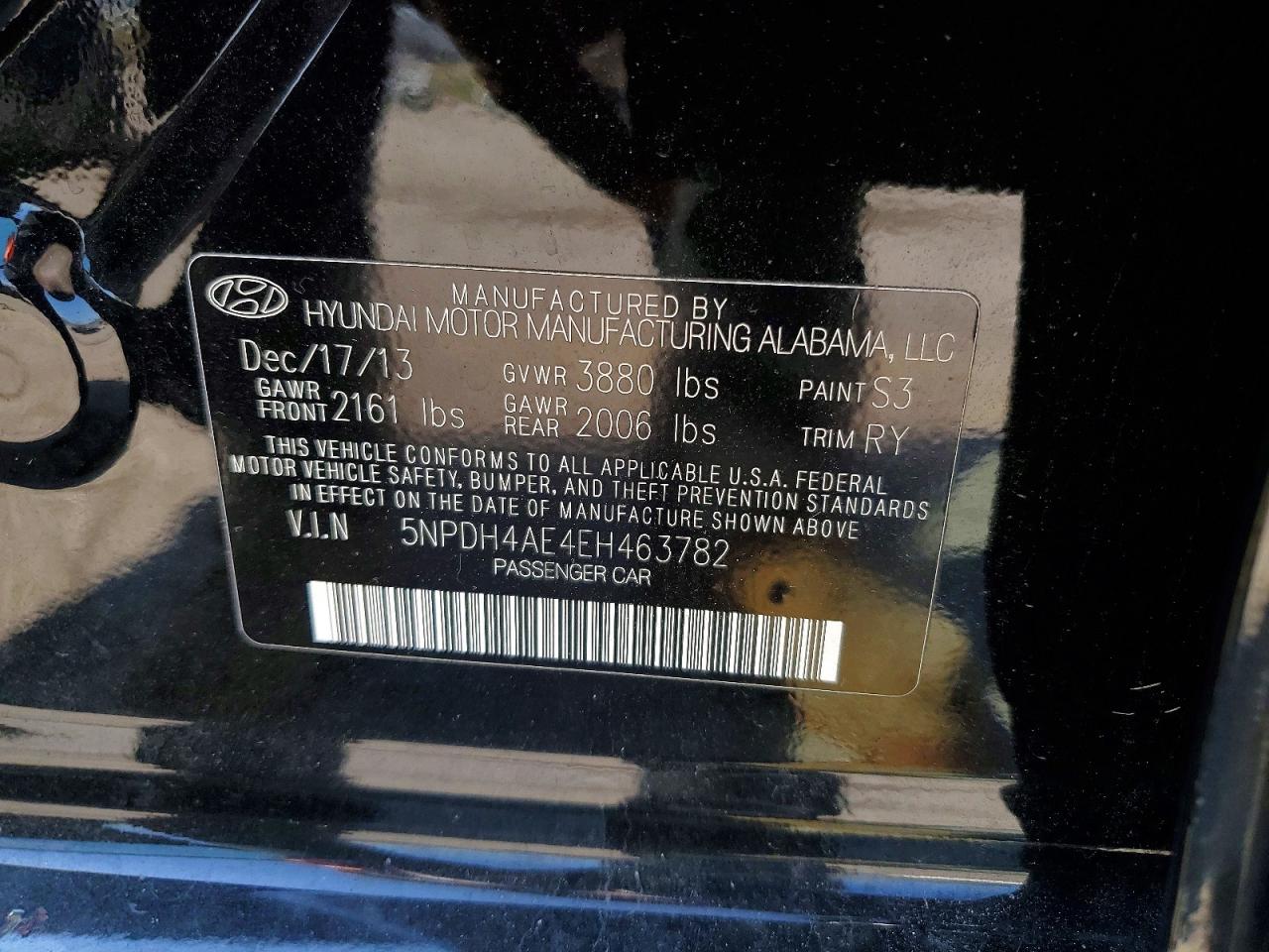 2014 HYUNDAI ELANTRA LIMITED photo 34