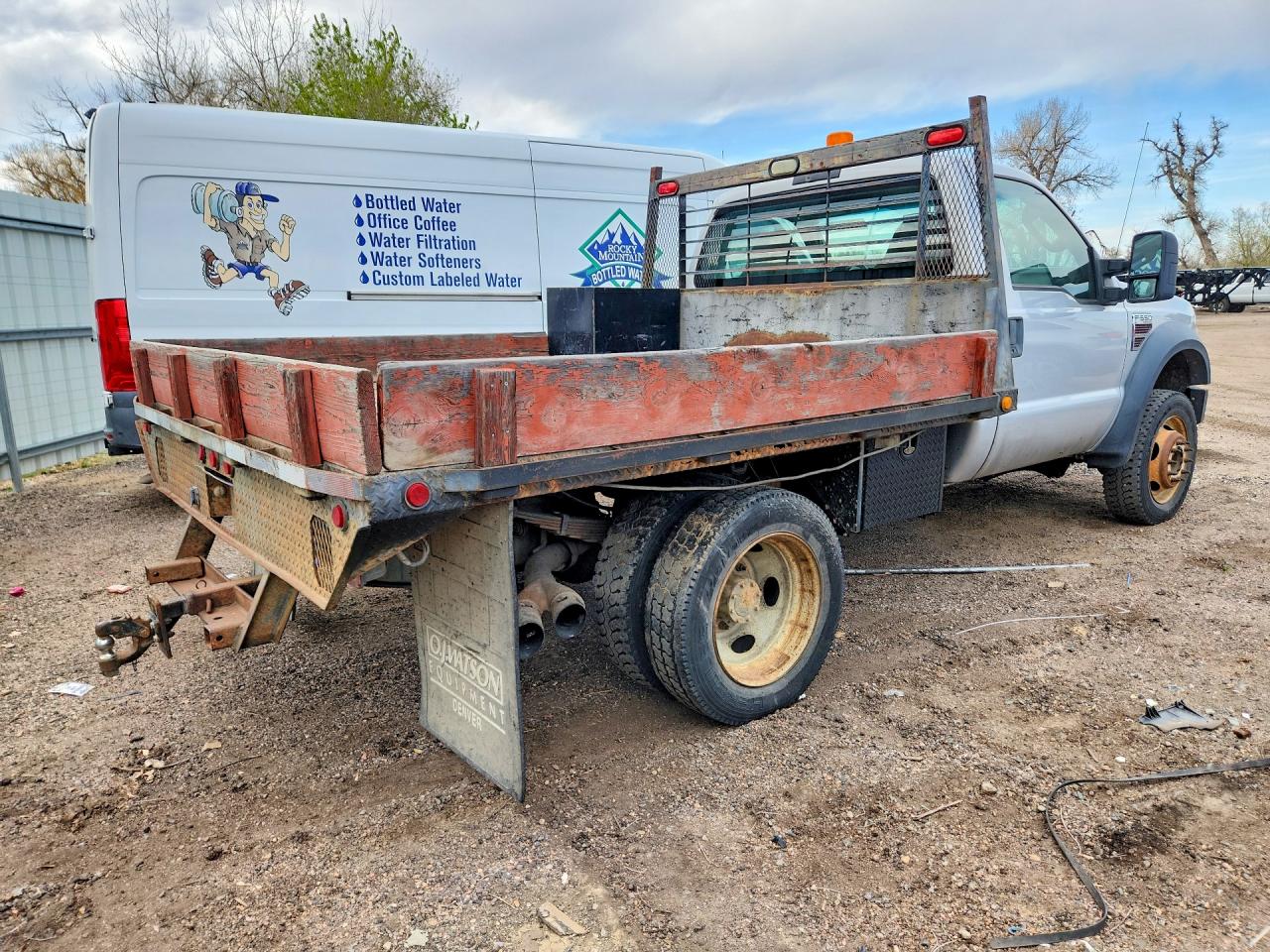 2008 FORD F550 SUPER DUTY FLATBED TRUCK photo 5