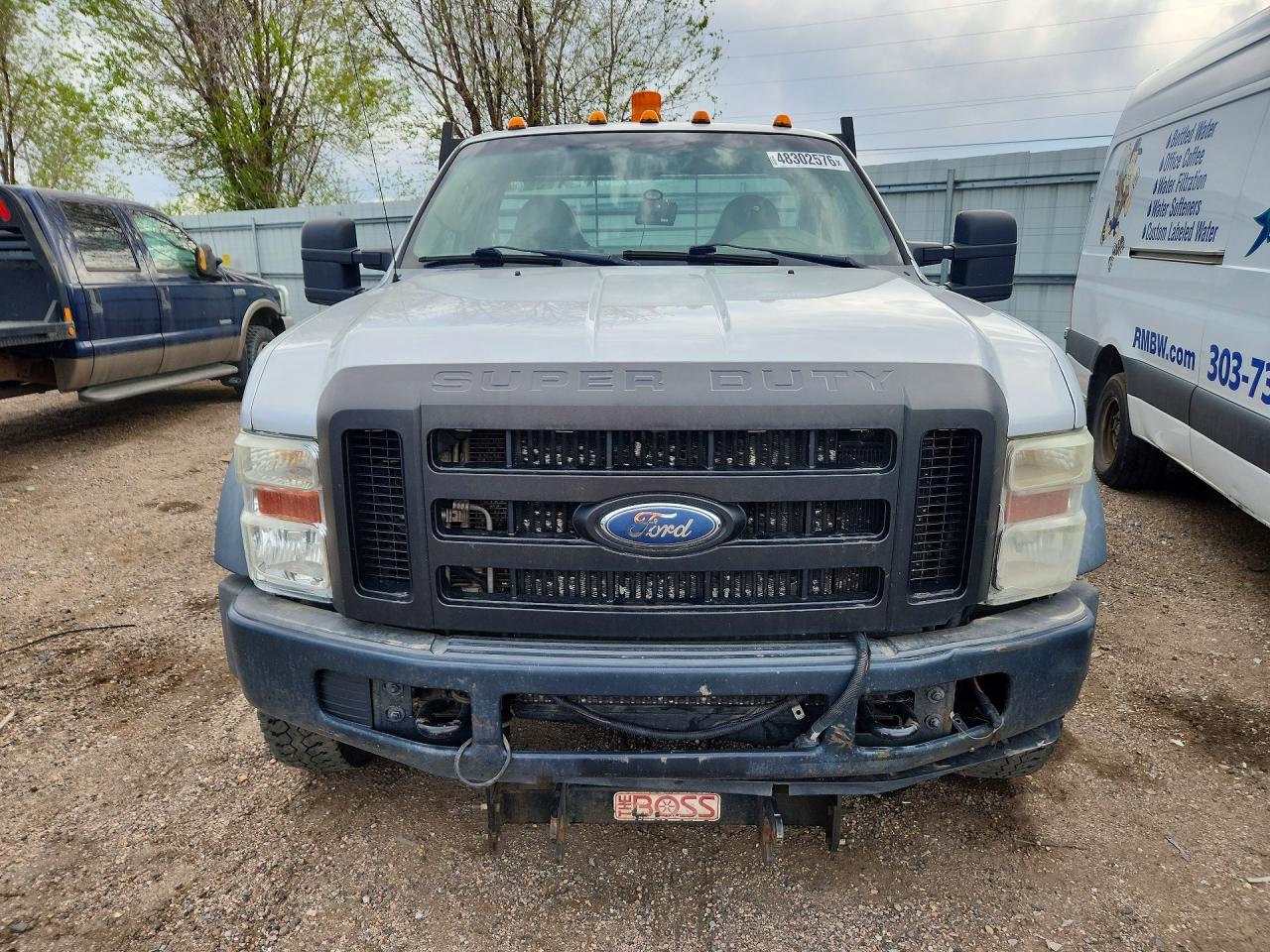 2008 FORD F550 SUPER DUTY FLATBED TRUCK photo 9